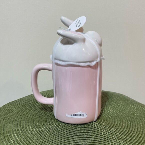 Rae Dunn Bunny Buns Mug with removable topper NWT - Picture 3 of 7